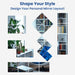 Load image into Gallery viewer, Mirror Tiles For Wall, Gym Wall Mounted Full Body Mirror Tiles- 16 pcs