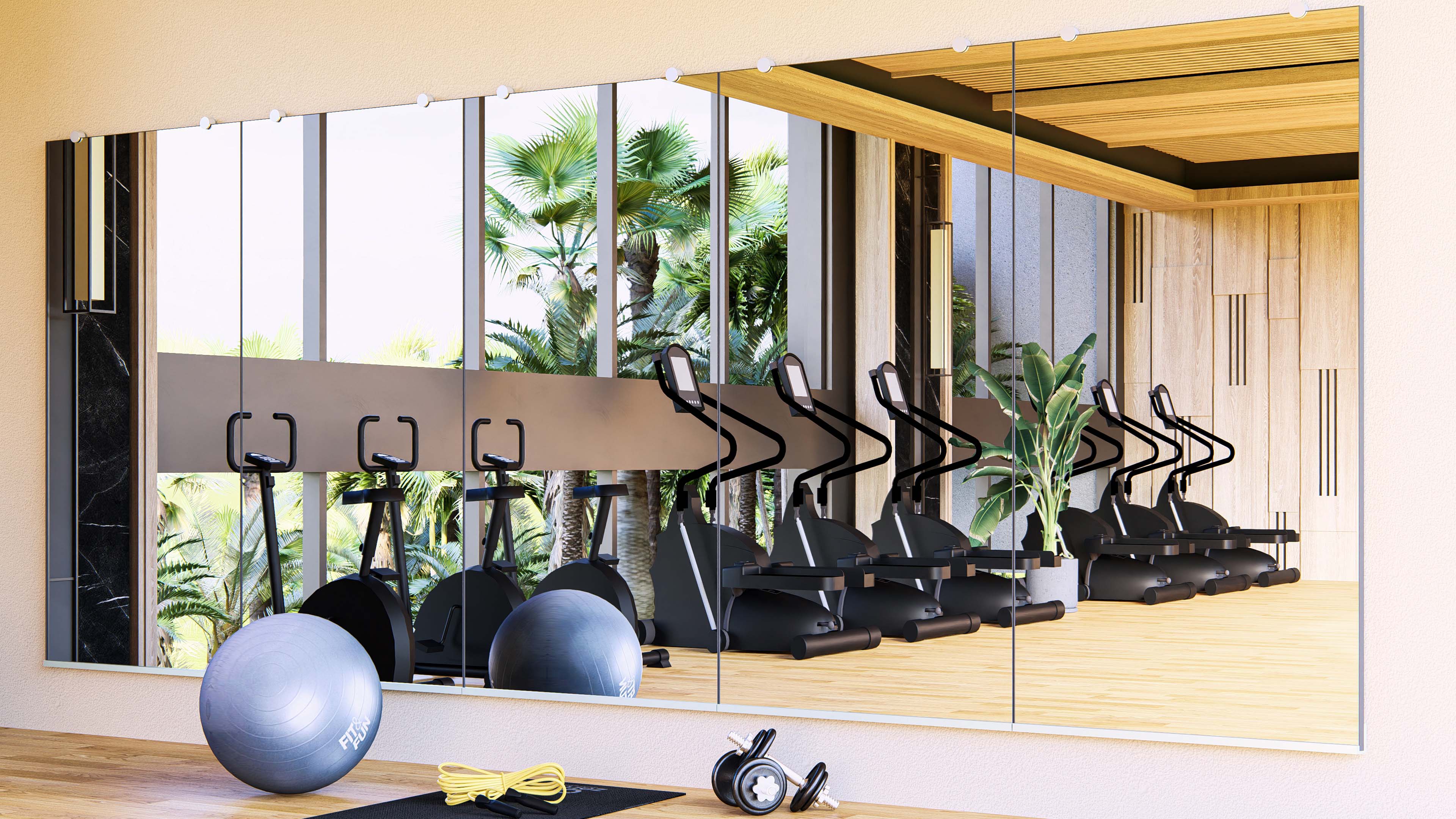48x72 Gym Mirror – Ultra Clear & Shatter-Resistant