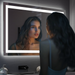 Load image into Gallery viewer, Large Vanity Mirror with Lights, Dimmable, Anti-Fog, Shatter-Proof