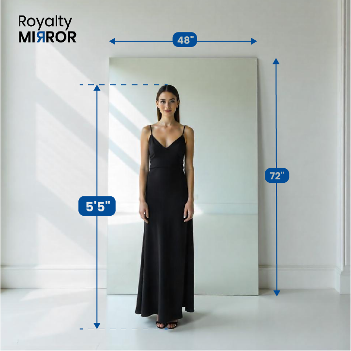 48x72 Gym Mirror – Ultra Clear & Shatter-Resistant