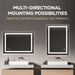 Load image into Gallery viewer, Large Vanity Mirror with Lights, Dimmable, Anti-Fog, Shatter-Proof