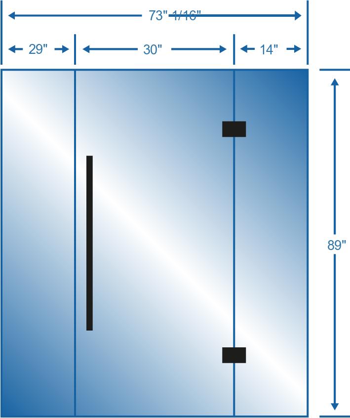 Shower Door – Royalty Mirror