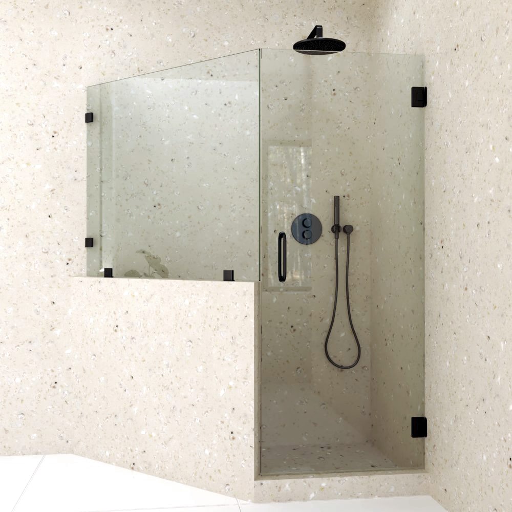 14._Left_handle_neo_angle_shower_door_with_left_knee_wall-min