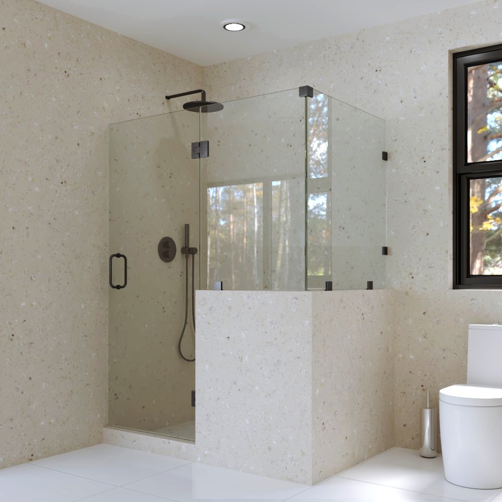 18._Left_handle_corner_shower_door_with_right_side_knee_wall-min