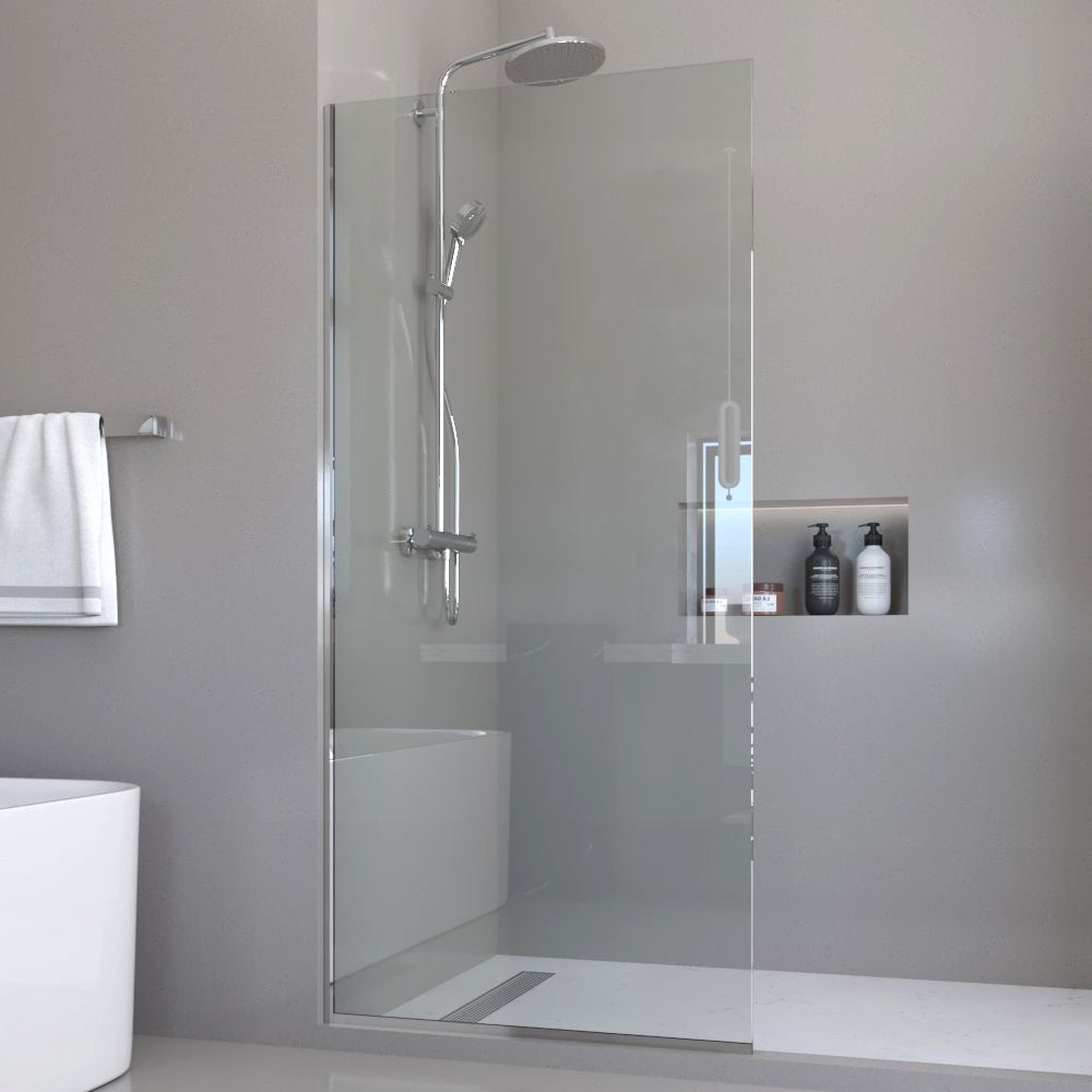 Frameless Fixed Glass Shower Panel - Tempered Glass