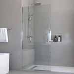 Load image into Gallery viewer, Frameless Fixed Glass Shower Panel - Tempered Glass
