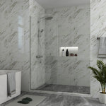 Load image into Gallery viewer, Frameless Fixed Glass Shower Panel - Tempered Glass
