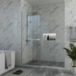Load image into Gallery viewer, Frameless Fixed Glass Shower Panel - Tempered Glass
