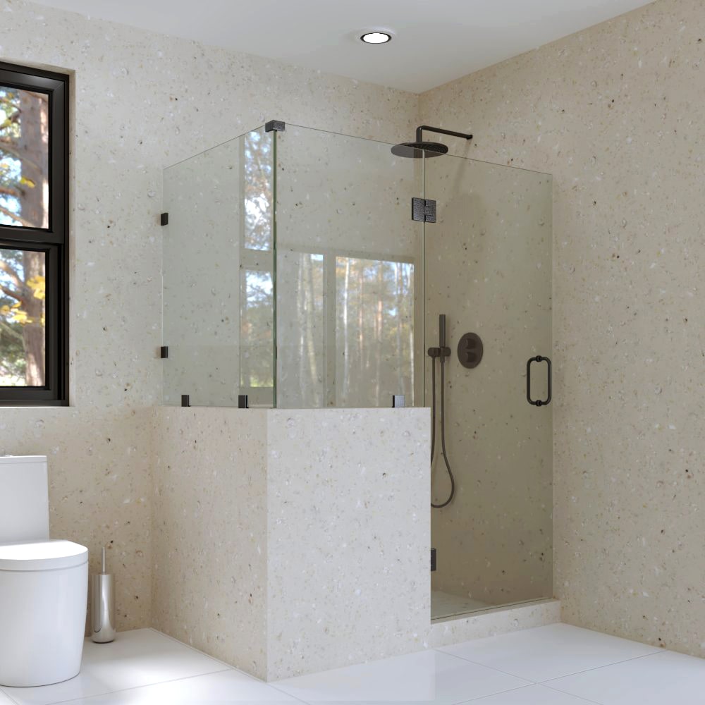 20._Right_handle_corner_shower_door_with_left_side_knee_wall-min
