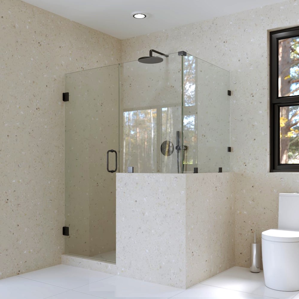 22._Right_handle_corner_shower_door_with_right_side_knee_wall-min