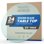 Load image into Gallery viewer, Round Glass Table Top - Transform, Protect, and Impress
