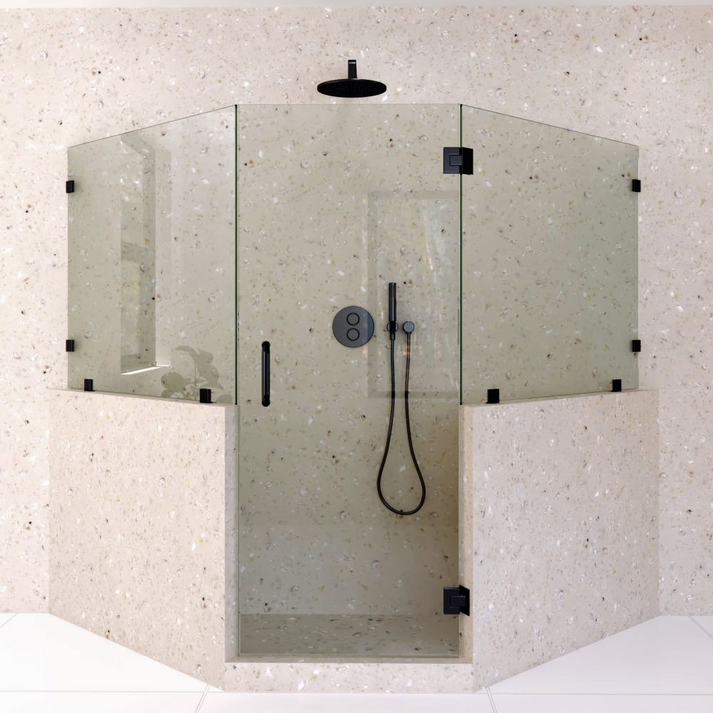 5._Left_handle_neo_angle_shower_door_with_two_knee_walls-min