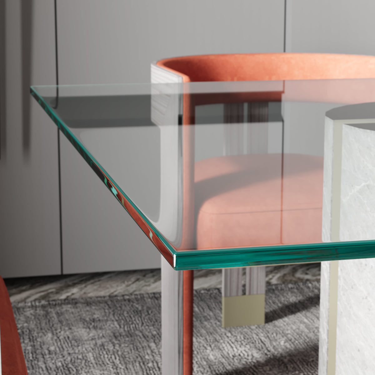 Custom Cut Tempered Glass - Polished Edge & 4X Stronger then Regular Glass
