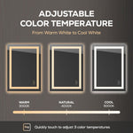 Load image into Gallery viewer, Large Vanity Mirror with Lights, Dimmable, Anti-Fog, Shatter-Proof
