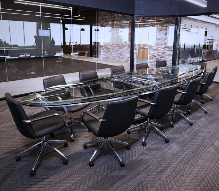 Custom Conference Table Glass