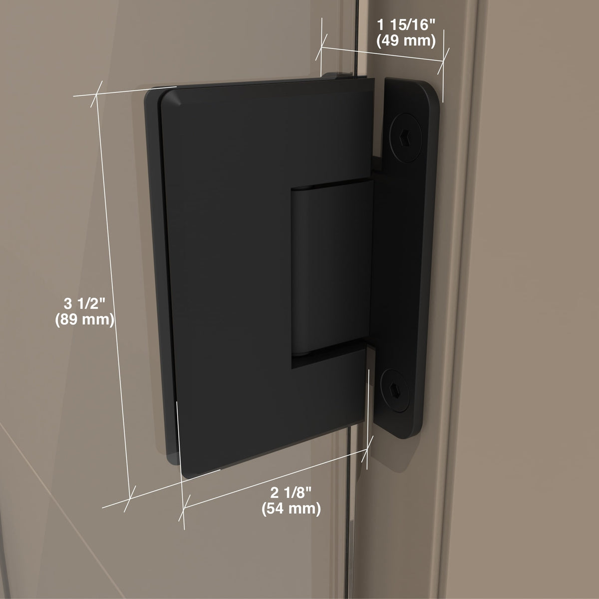 Wall Mount Glass Shower Door Hinge