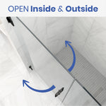 Load image into Gallery viewer, Hinged Frameless Shower Doors - Custom Glass Shower Doors
