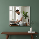 Load image into Gallery viewer, Custom Cut Frameless Mirror - Professional Wall Mirrors Made to Size
