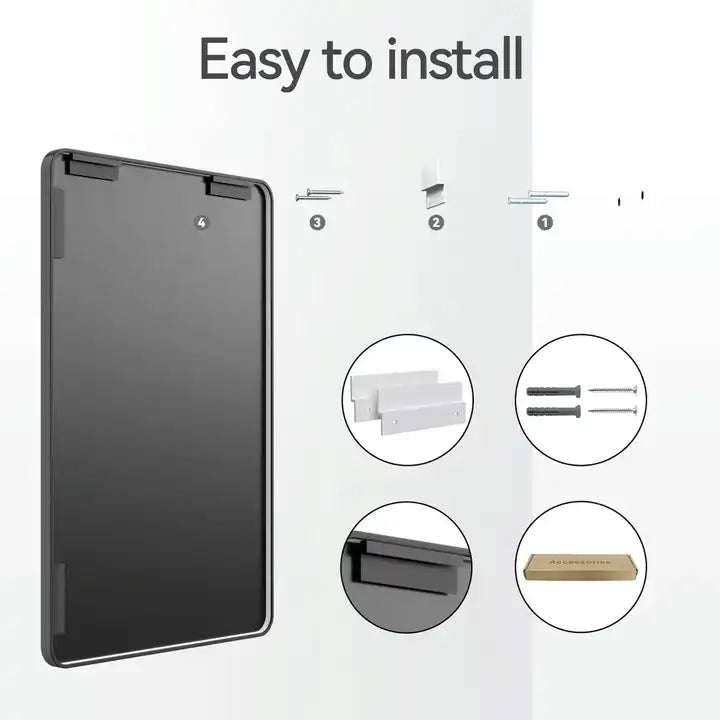 Bathroom Mirror for Wall - Black Bathroom Vanity Mirror