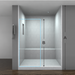 Load image into Gallery viewer, Frameless Bypass Shower Doors- Cut To Size
