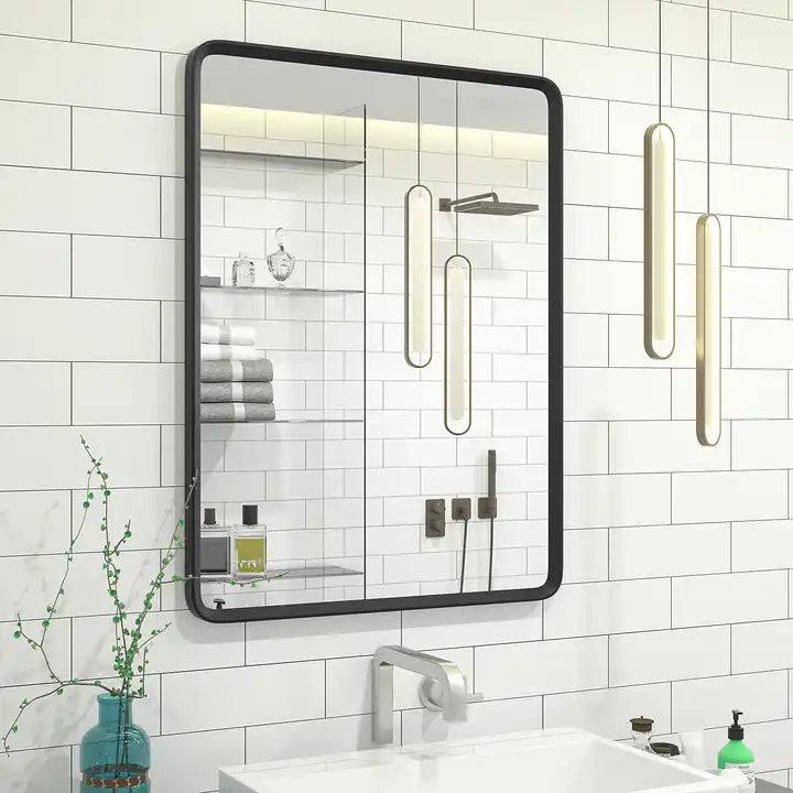 Bathroom Mirror for Wall - Black Bathroom Vanity Mirror