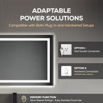 Load image into Gallery viewer, LED Bathroom Mirror with Lights, Anti-Fog, Dimmable, Backlit + Front Lit,Shatter-Proof
