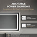 Load image into Gallery viewer, Large Vanity Mirror with Lights, Dimmable, Anti-Fog, Shatter-Proof
