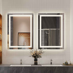 Load image into Gallery viewer, LED Bathroom Mirror with Lights, Anti-Fog, Dimmable, Backlit + Front Lit,Shatter-Proof
