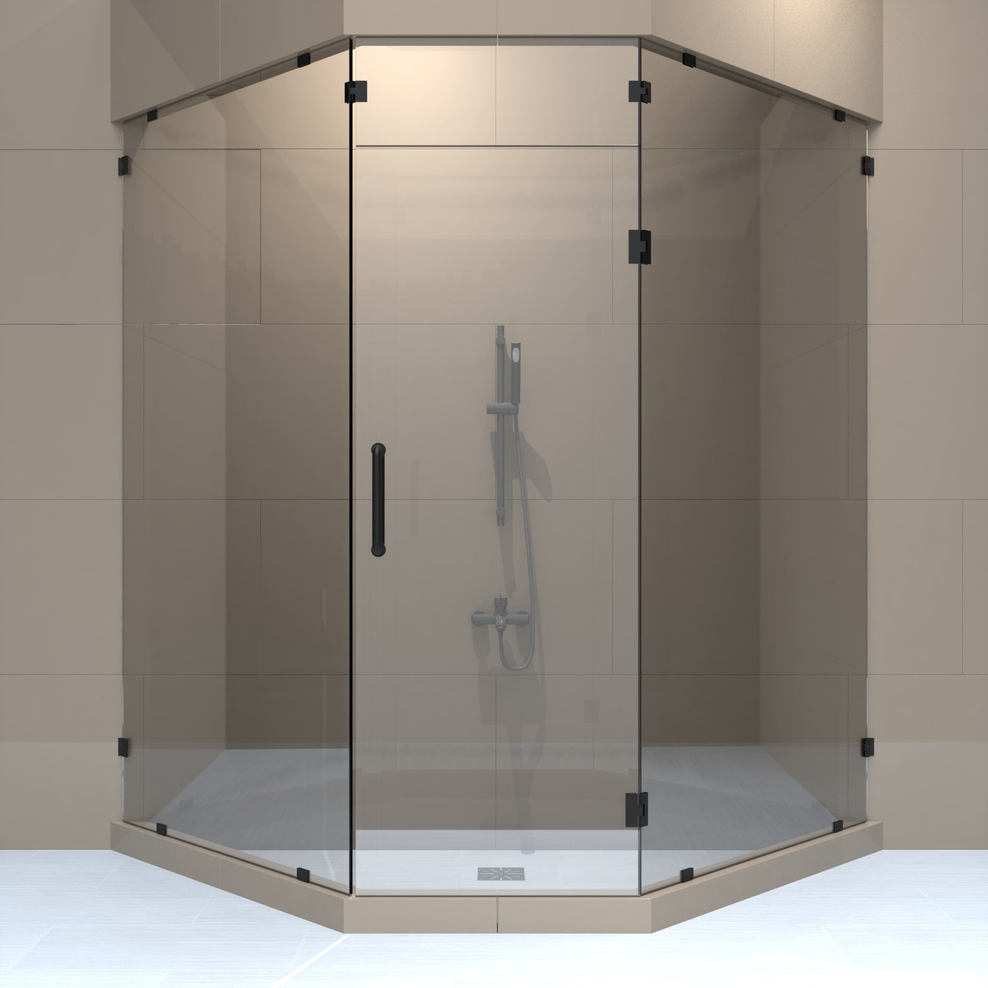 Left_Handle_Neo_Angle_Shower_Door_with_steam_shower_transom-min