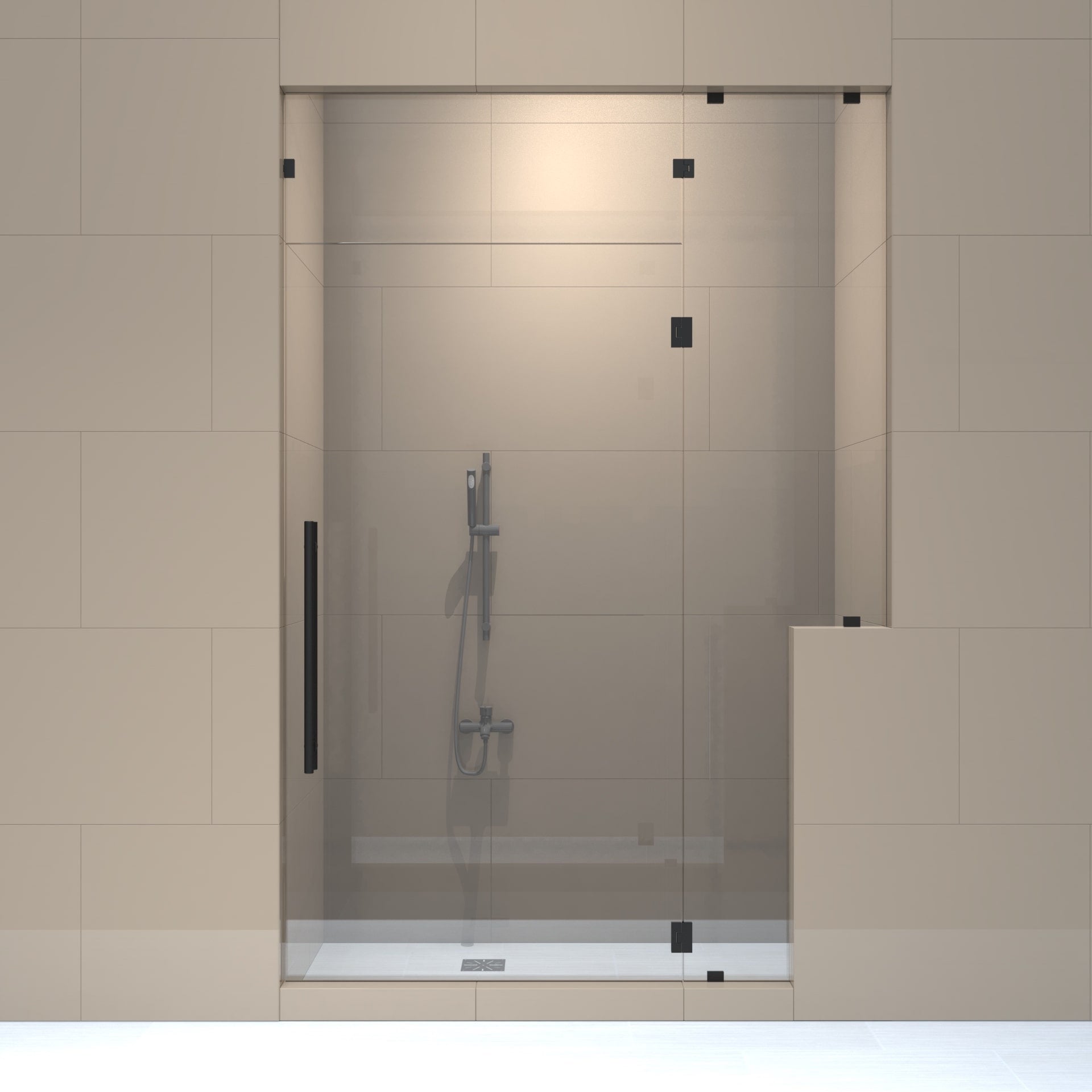 Left_handle_shower_door_panel_with_right_knee_wall_and_transom-min