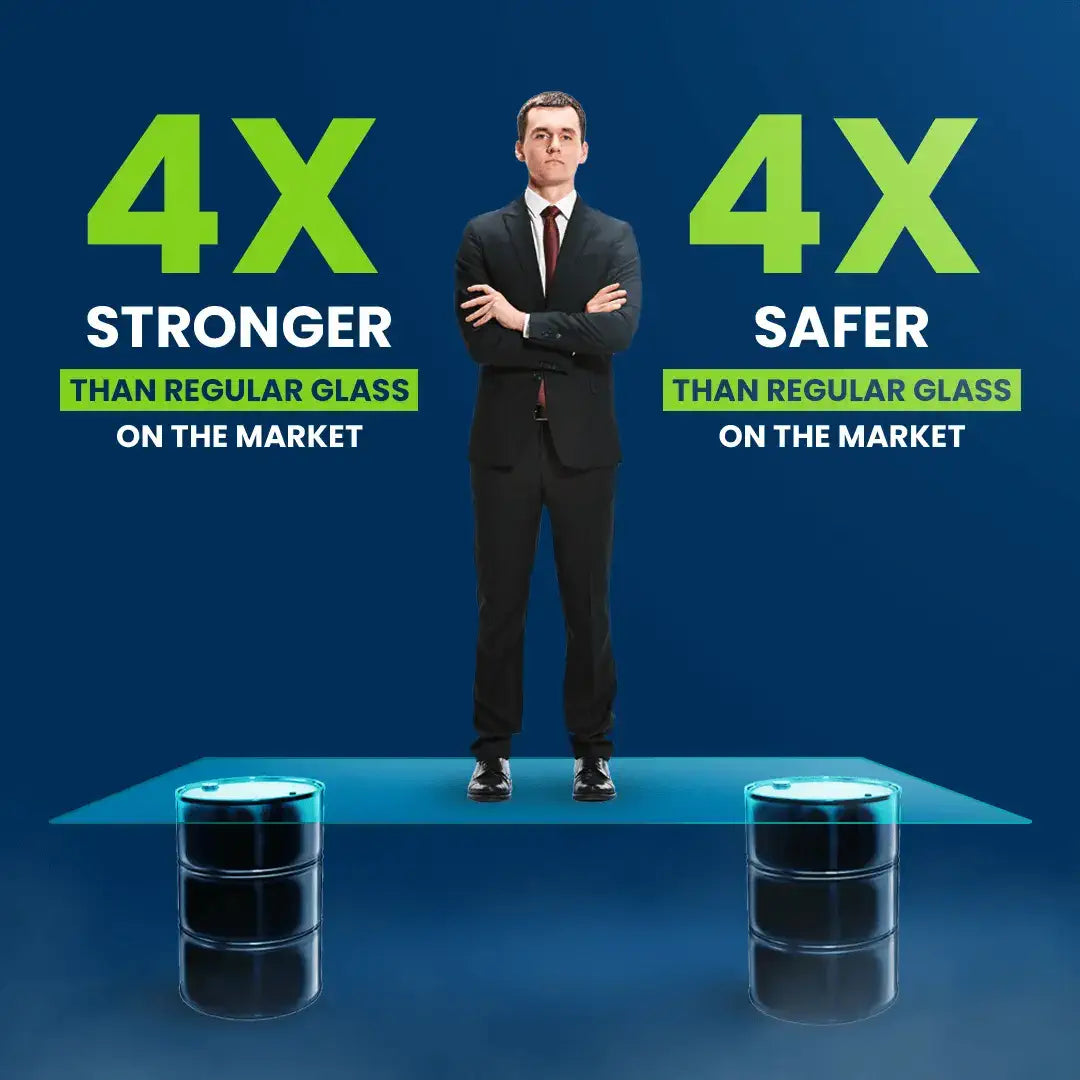 Custom Glass Shelves- Tempered Glass Cut to Size