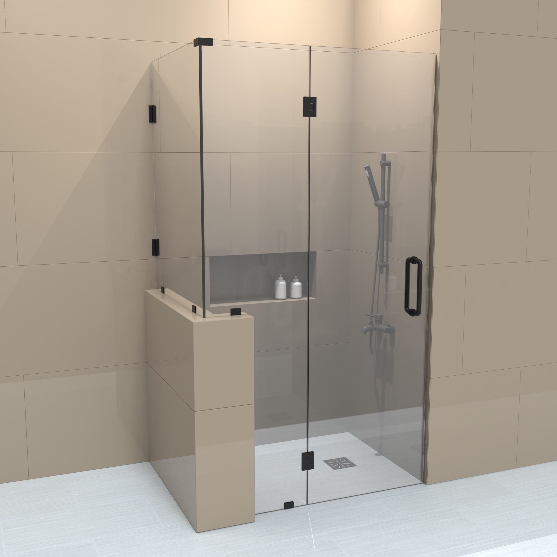 Right_handle_corner_shower_with_glass_to_glass_hinge-min