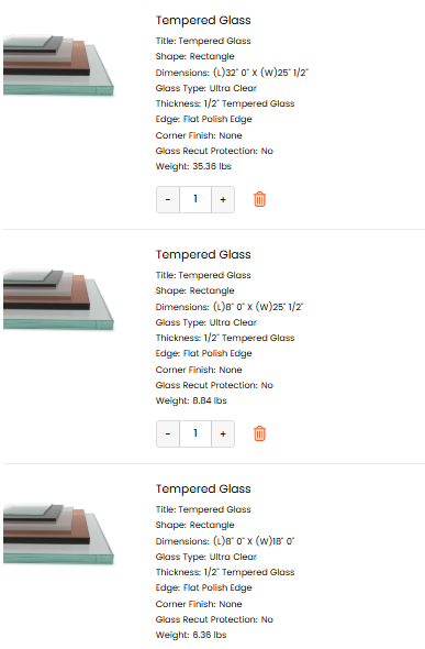 Custom Tempered Glass 11 Pcs