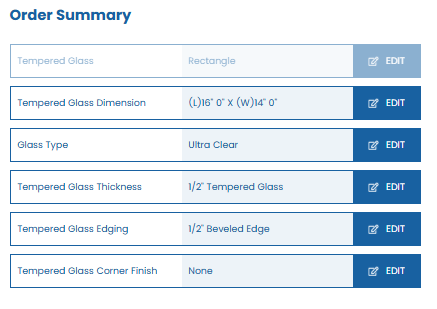 Low Iron Glass with 4 Holes