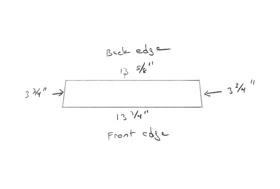 Tempered Glass with Special Cut (w/ Sketch)
