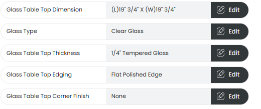 Round Glass Tabletop
