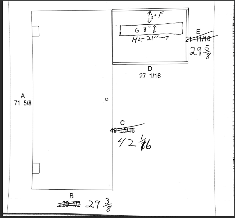 Custom Shower Door-Panel with Flip Open Glass Transom