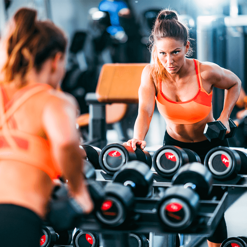 Large Gym Mirrors – Fitness Room Shatterproof Mirror with Safety Backing