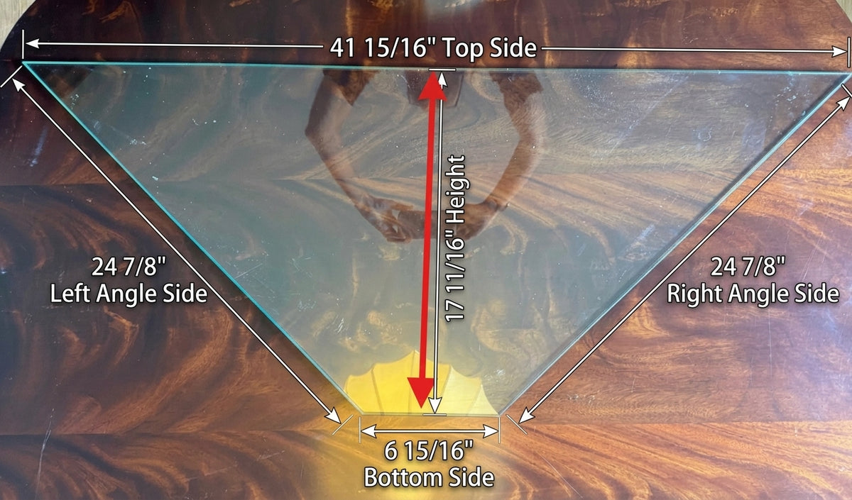 Custom Cut Trapezoid Tempered Glass