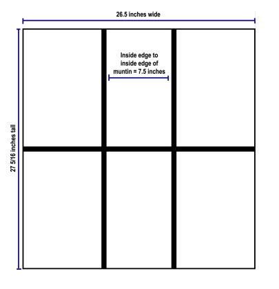 Insulated Glass with Grid Lay-out