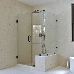 corner-shower-with-knee-wall-and-left-door