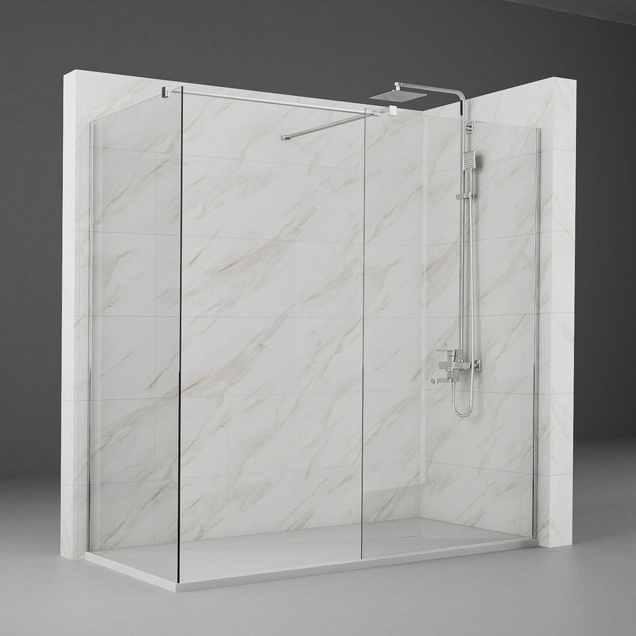 Premium Frameless Shower Panels for Modern Bathrooms 