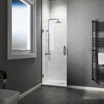 Load image into Gallery viewer, Frameless Corner Swing Single Hinged Glass Shower Door
