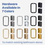 Load image into Gallery viewer, Hinged Frameless Shower Doors - Custom Glass Shower Doors
