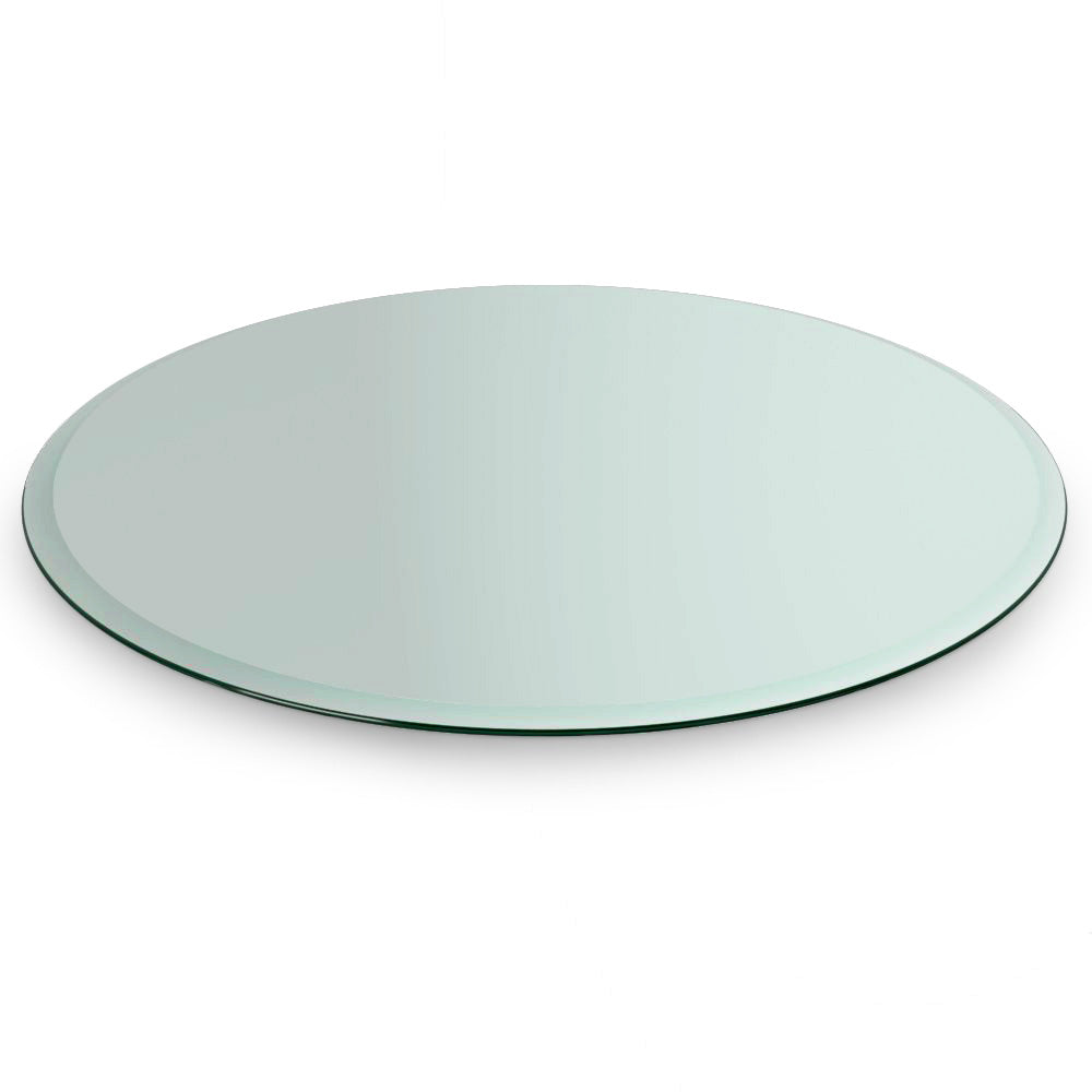 10" diameter, 1/2" thick table top with a 3/8" hole in the center