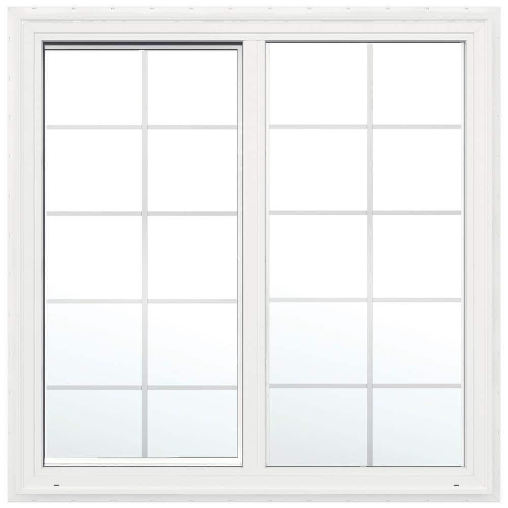 Custom Vinyl Windows with Grids