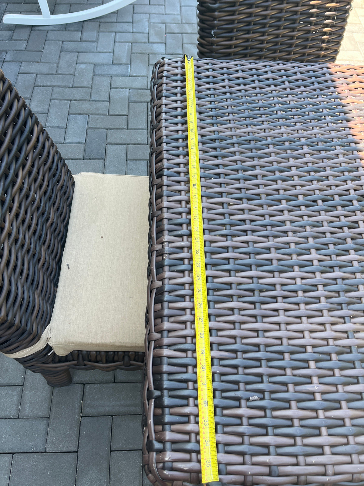 Custom-Cut Patio Table 36" x 36"
