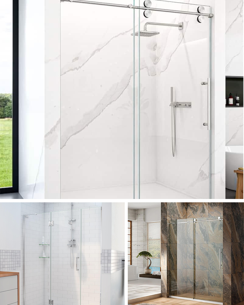 Types of Frameless Shower Enclosures
