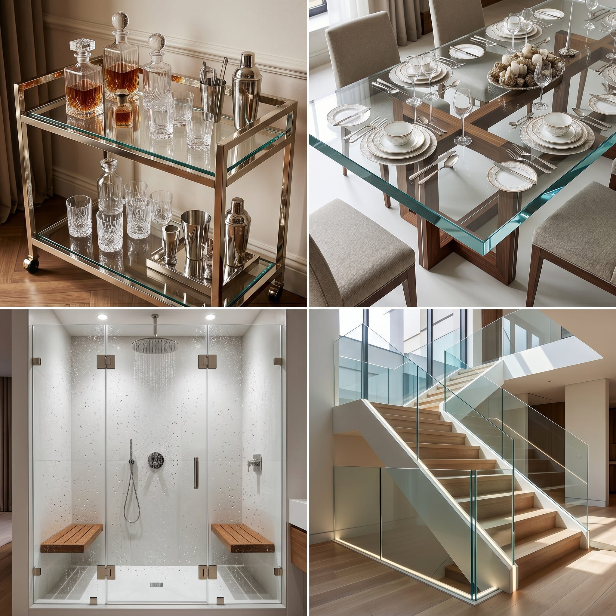 Custom Tempered Replacement Glass for Windows, Shelves, Table Tops