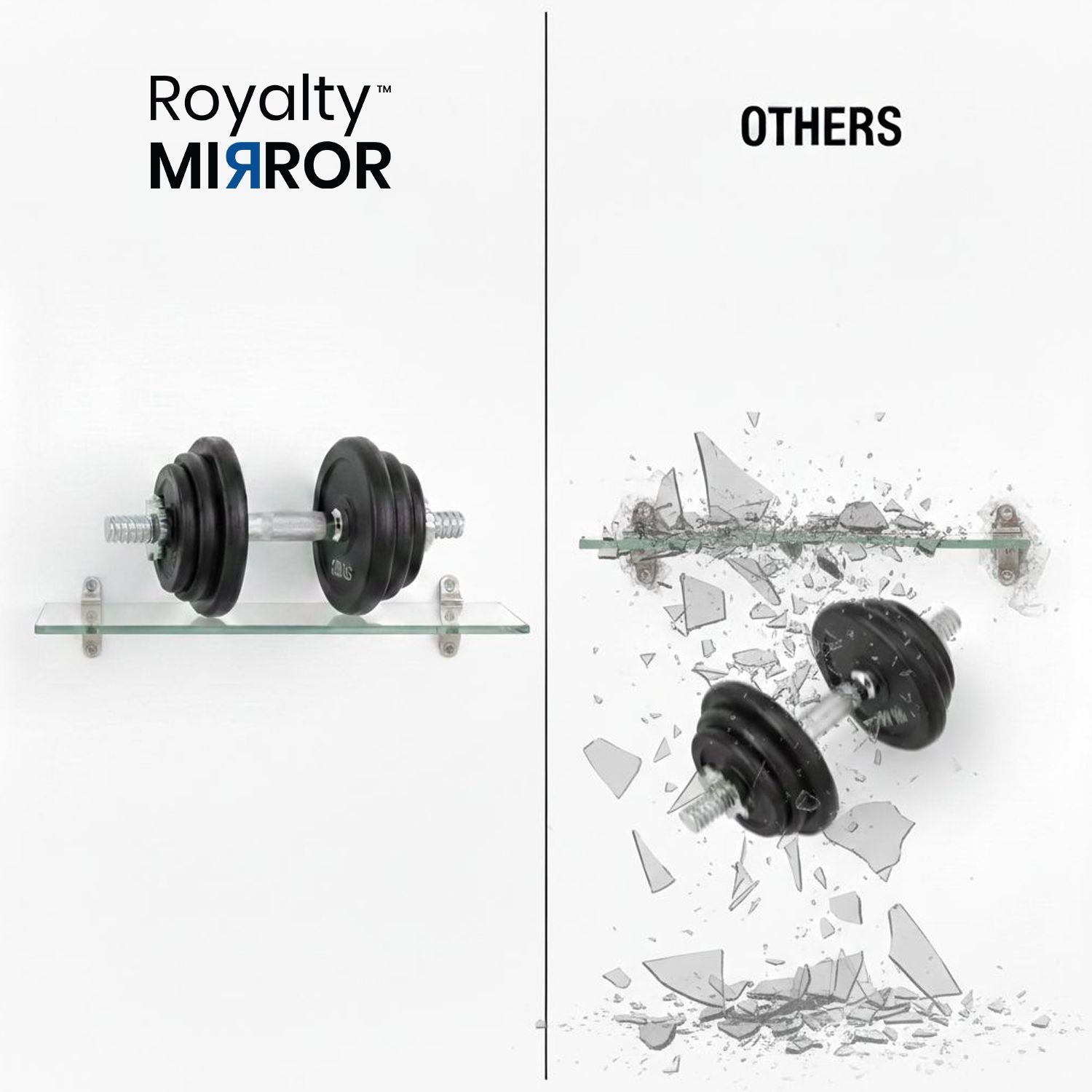 Custom Glass Shelves-Cut To Size